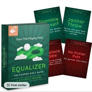 Go for It Golf Equalizer: On-Course Golf Card Game